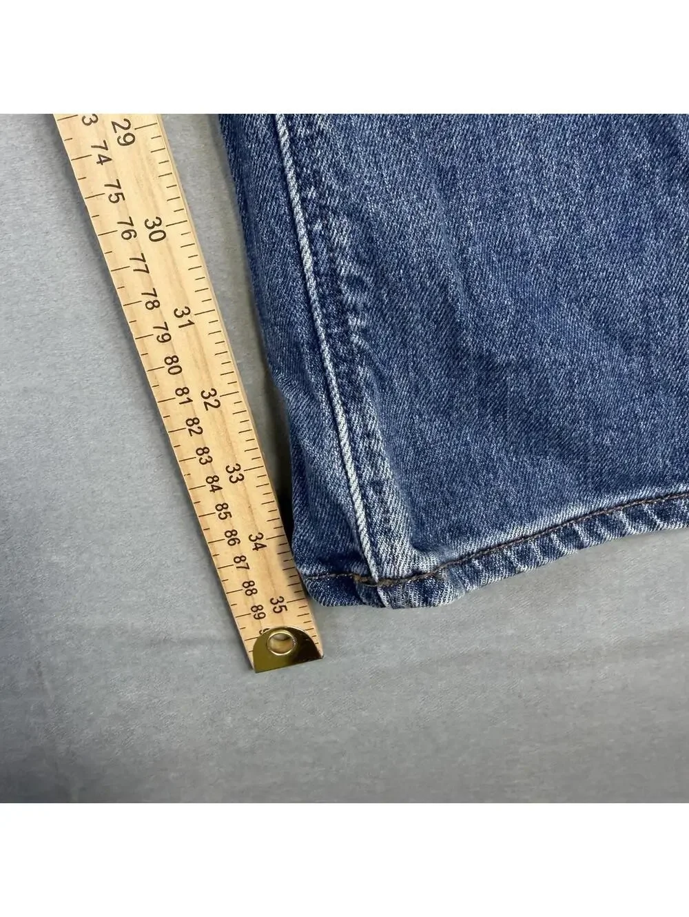 Vintage Y2K Hollister Cali Flare Jeans Womens 11L Blue Low Rise Medium Wash - Picture 7 of 8
